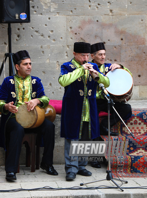 Novruz mood in Icherisheher. Baku, Azerbaijan, March 15, 2013