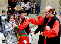 Novruz mood in Icherisheher. Baku, Azerbaijan, March 15, 2013