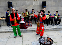 Novruz mood in Icherisheher. Baku, Azerbaijan, March 15, 2013