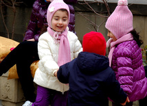 Novruz mood in Icherisheher. Baku, Azerbaijan, March 15, 2013