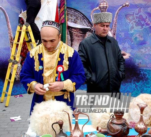 Azerbaijani traditions during Novruz holiday. Baku, Azerbaijan, March 19, 2013