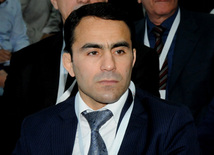 Olimpiya çempionu Namiq Abdullayev. Bakı, Azərbaycan, 03 aprel 2013