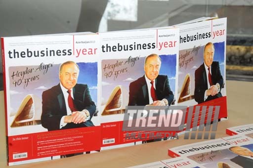 Presentation of 'The Business Year' magazine's issue on Azerbaijan. Baku, Azerbaijan, Apr.04, 2013