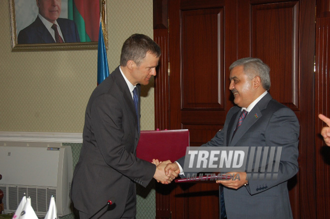 SOCAR and Statoil sign memorandum of understanding on prospective structures Zafar and Mashal. Baku, Azerbaijan, Apr.08, 2013 