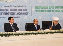 The second session of the CIS Consultative Muslim Council. Baku, Azerbaijan, Apr.16, 2013