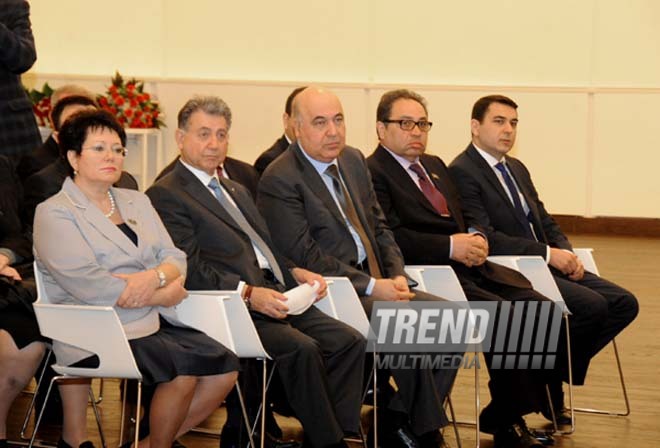 A presentation of the six-volume work of publicist-writer, Milli Majlis deputy Elmira Akhundova “Heydar Aliyev. Personality and Epoch”. Baku, Azerbaijan, Apr.18, 2013 