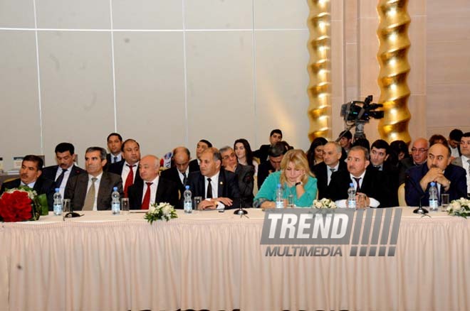 Presentation of the book "Heydar Aliyev's scientific heritage". Baku, Azerbaijan, Apr.24, 2013