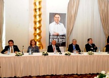 Presentation of the book "Heydar Aliyev's scientific heritage". Baku, Azerbaijan, Apr.24, 2013