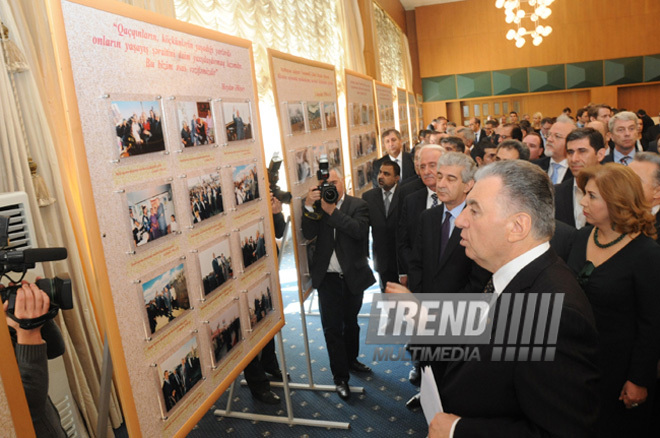 The conference entitled "Azerbaijan's national leader Heydar Aliyev's policy related to the Armenian-Azerbaijani Nagorno-Karabakh conflict, care for refugees and IDPs, and the role of Azerbaijan's government and international humanitarian organizations in solving their soicial problems". Baku, Azerbaijan, Apr.26, 2013