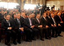 The conference entitled "Azerbaijan's national leader Heydar Aliyev's policy related to the Armenian-Azerbaijani Nagorno-Karabakh conflict, care for refugees and IDPs, and the role of Azerbaijan's government and international humanitarian organizations in solving their soicial problems". Baku, Azerbaijan, Apr.26, 2013