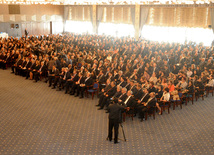 The conference entitled "Azerbaijan's national leader Heydar Aliyev's policy related to the Armenian-Azerbaijani Nagorno-Karabakh conflict, care for refugees and IDPs, and the role of Azerbaijan's government and international humanitarian organizations in solving their soicial problems". Baku, Azerbaijan, Apr.26, 2013