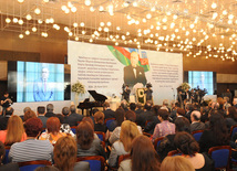 The conference entitled "Azerbaijan's national leader Heydar Aliyev's policy related to the Armenian-Azerbaijani Nagorno-Karabakh conflict, care for refugees and IDPs, and the role of Azerbaijan's government and international humanitarian organizations in solving their soicial problems". Baku, Azerbaijan, Apr.26, 2013