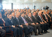 The conference entitled "Azerbaijan's national leader Heydar Aliyev's policy related to the Armenian-Azerbaijani Nagorno-Karabakh conflict, care for refugees and IDPs, and the role of Azerbaijan's government and international humanitarian organizations in solving their soicial problems". Baku, Azerbaijan, Apr.26, 2013