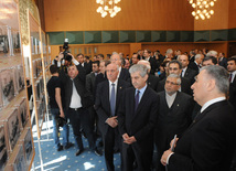 The conference entitled "Azerbaijan's national leader Heydar Aliyev's policy related to the Armenian-Azerbaijani Nagorno-Karabakh conflict, care for refugees and IDPs, and the role of Azerbaijan's government and international humanitarian organizations in solving their soicial problems". Baku, Azerbaijan, Apr.26, 2013