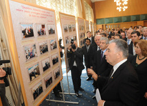 The conference entitled "Azerbaijan's national leader Heydar Aliyev's policy related to the Armenian-Azerbaijani Nagorno-Karabakh conflict, care for refugees and IDPs, and the role of Azerbaijan's government and international humanitarian organizations in solving their soicial problems". Baku, Azerbaijan, Apr.26, 2013