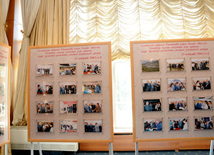 The conference entitled "Azerbaijan's national leader Heydar Aliyev's policy related to the Armenian-Azerbaijani Nagorno-Karabakh conflict, care for refugees and IDPs, and the role of Azerbaijan's government and international humanitarian organizations in solving their soicial problems". Baku, Azerbaijan, Apr.26, 2013