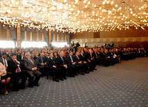 The conference entitled "Azerbaijan's national leader Heydar Aliyev's policy related to the Armenian-Azerbaijani Nagorno-Karabakh conflict, care for refugees and IDPs, and the role of Azerbaijan's government and international humanitarian organizations in solving their soicial problems". Baku, Azerbaijan, Apr.26, 2013