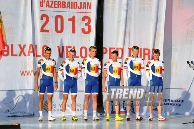 "Tour d'Azerbaidjan" beynəlxalq velosiped turunun açılış mərasimi. Bakı, Azərbaycan, 30 aprel 2013