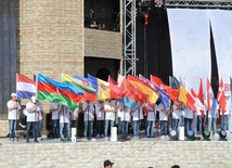 "Tour d'Azerbaidjan" beynəlxalq velosiped turunun açılış mərasimi. Bakı, Azərbaycan, 30 aprel 2013