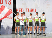 "Tour d'Azerbaidjan" beynəlxalq velosiped turunun açılış mərasimi. Bakı, Azərbaycan, 30 aprel 2013