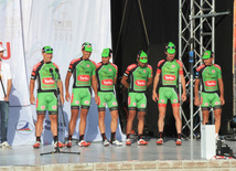 "Tour d'Azerbaidjan" beynəlxalq velosiped turunun açılış mərasimi. Bakı, Azərbaycan, 30 aprel 2013