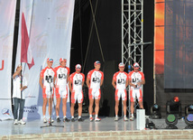 "Tour d'Azerbaidjan" beynəlxalq velosiped turunun açılış mərasimi. Bakı, Azərbaycan, 30 aprel 2013