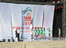 "Tour d'Azerbaidjan" beynəlxalq velosiped turunun açılış mərasimi. Bakı, Azərbaycan, 30 aprel 2013