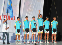 "Tour d'Azerbaidjan" beynəlxalq velosiped turunun açılış mərasimi. Bakı, Azərbaycan, 30 aprel 2013