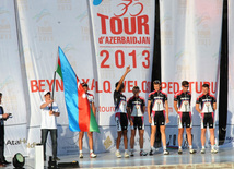 "Tour d'Azerbaidjan" beynəlxalq velosiped turunun açılış mərasimi. Bakı, Azərbaycan, 30 aprel 2013