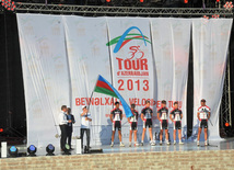 "Tour d'Azerbaidjan" beynəlxalq velosiped turunun açılış mərasimi. Bakı, Azərbaycan, 30 aprel 2013