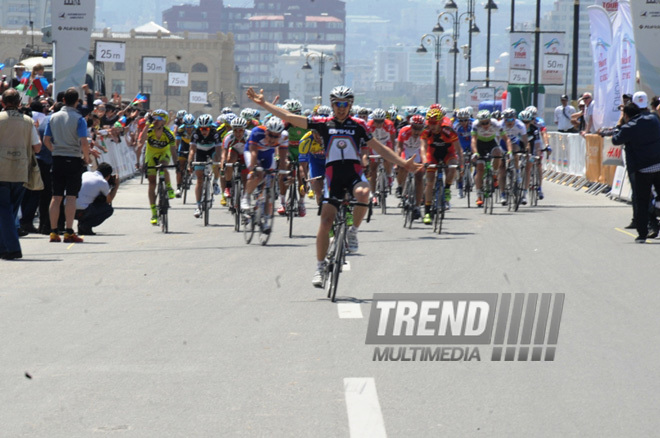 The first Azerbaijani professional cycling team "Synergy Baku Cycling Project" has completed its minimum task in the Tour d'Azerbaidjan international cycle tour. Baku, Azerbaijan, May 01, 2013