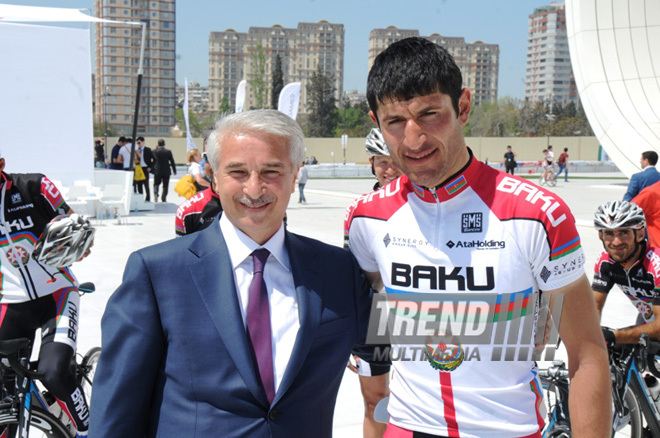 The first Azerbaijani professional cycling team "Synergy Baku Cycling Project" has completed its minimum task in the Tour d'Azerbaidjan international cycle tour. Baku, Azerbaijan, May 01, 2013