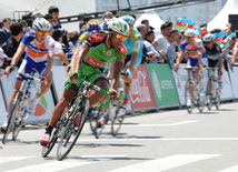 The first stage of the cycling race. Baku, Azerbaijan, May 01, 2013