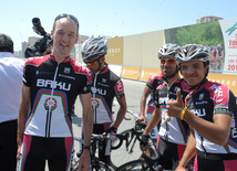 The first Azerbaijani professional cycling team "Synergy Baku Cycling Project" has completed its minimum task in the Tour d'Azerbaidjan international cycle tour. Baku, Azerbaijan, May 01, 2013