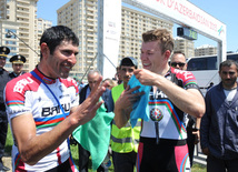 The first Azerbaijani professional cycling team "Synergy Baku Cycling Project" has completed its minimum task in the Tour d'Azerbaidjan international cycle tour. Baku, Azerbaijan, May 01, 2013