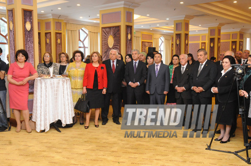 Presentation of the book 'Eternal life philosophy' dedicated to the national leader Heydar Aliyev. Baku, Azerbaijan, May 02, 2013