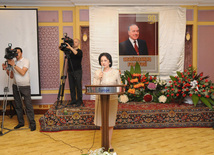 Presentation of the book 'Eternal life philosophy' dedicated to the national leader Heydar Aliyev. Baku, Azerbaijan, May 02, 2013