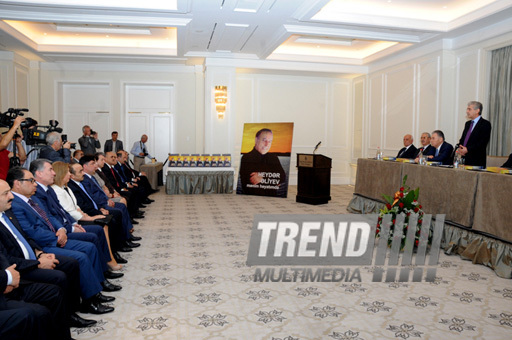 Presentation of the new edition of a two-volume book entitled "Heydar Aliyev in my life". Baku, Azerbaijan, May 03, 2013