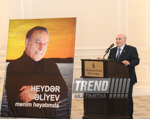 Presentation of the new edition of a two-volume book entitled "Heydar Aliyev in my life". Baku, Azerbaijan, May 03, 2013