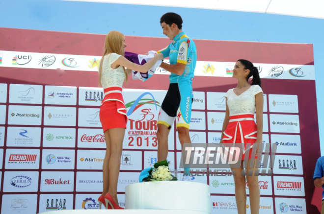 Завершился пятый-заключительный этап международного велотура Tour d`Azerbaidjan, посвященного 90-летнему юбилею общенационального лидера азербайджанского народа Гейдара Алиева. Баку, Азербайджан, 05 мая 2013 г.