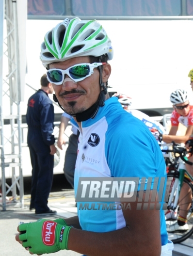 Стартовал пятый этап международного велотура "Tour d`Azerbaidjan", посвященного 90-летнему юбилею Общенационального лидера азербайджанского народа Гейдара Алиева. Баку, Азербайджан, 05 мая 2013