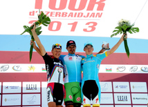 Завершился пятый-заключительный этап международного велотура Tour d`Azerbaidjan, посвященного 90-летнему юбилею общенационального лидера азербайджанского народа Гейдара Алиева. Баку, Азербайджан, 05 мая 2013 г.