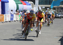 Завершился пятый-заключительный этап международного велотура Tour d`Azerbaidjan, посвященного 90-летнему юбилею общенационального лидера азербайджанского народа Гейдара Алиева. Баку, Азербайджан, 05 мая 2013 г.