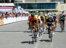Завершился пятый-заключительный этап международного велотура Tour d`Azerbaidjan, посвященного 90-летнему юбилею общенационального лидера азербайджанского народа Гейдара Алиева. Баку, Азербайджан, 05 мая 2013 г.