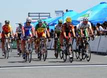 Завершился пятый-заключительный этап международного велотура Tour d`Azerbaidjan, посвященного 90-летнему юбилею общенационального лидера азербайджанского народа Гейдара Алиева. Баку, Азербайджан, 05 мая 2013 г.