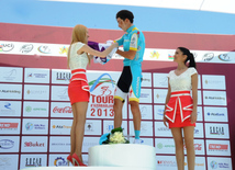 Завершился пятый-заключительный этап международного велотура Tour d`Azerbaidjan, посвященного 90-летнему юбилею общенационального лидера азербайджанского народа Гейдара Алиева. Баку, Азербайджан, 05 мая 2013 г.