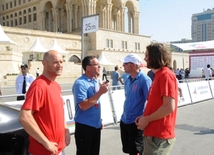 Стартовал пятый этап международного велотура "Tour d`Azerbaidjan", посвященного 90-летнему юбилею Общенационального лидера азербайджанского народа Гейдара Алиева. Баку, Азербайджан, 05 мая 2013