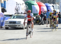 Стартовал пятый этап международного велотура "Tour d`Azerbaidjan", посвященного 90-летнему юбилею Общенационального лидера азербайджанского народа Гейдара Алиева. Баку, Азербайджан, 05 мая 2013