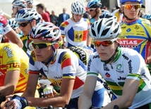 Стартовал пятый этап международного велотура "Tour d`Azerbaidjan", посвященного 90-летнему юбилею Общенационального лидера азербайджанского народа Гейдара Алиева. Баку, Азербайджан, 05 мая 2013