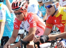 Стартовал пятый этап международного велотура "Tour d`Azerbaidjan", посвященного 90-летнему юбилею Общенационального лидера азербайджанского народа Гейдара Алиева. Баку, Азербайджан, 05 мая 2013